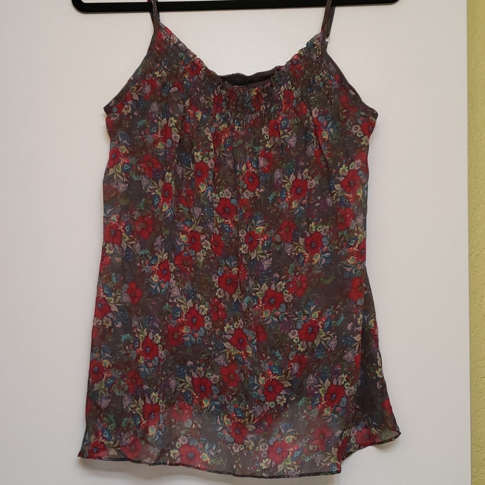 Pretty Silk Ella Moss Top